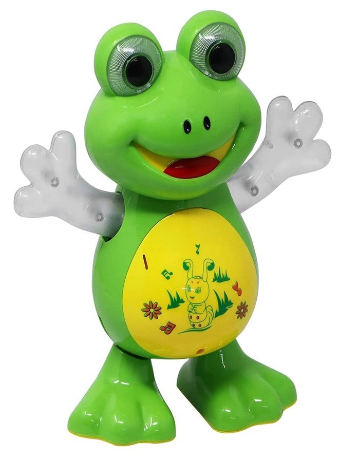 HASTAP Musical and Dancing Frog Toy with Vibrant Lights Effect Smart Interactive Dancing Walking Toys for Baby Infant Learning Development (Age 3+ Year, Multicolor) - Image 1